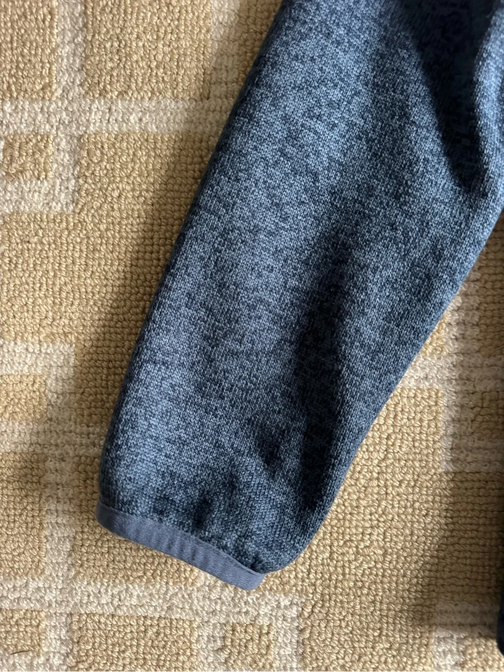 Columbia Better Sweater Style Fleece Jacket Heathered Navy Kids Medium 10/12